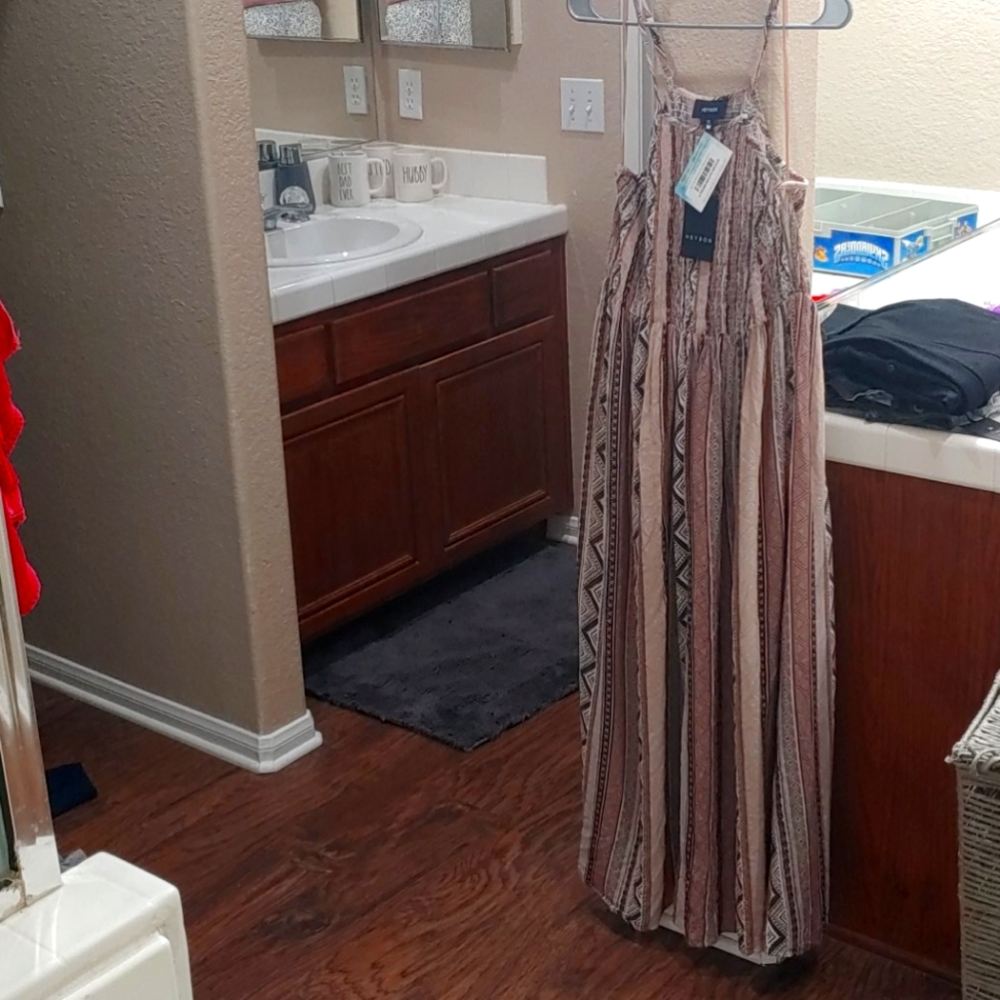 Light weight Aztec high neck dress